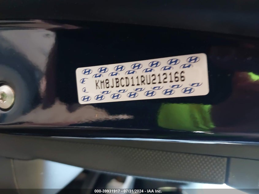 2024 HYUNDAI TUCSON HYBRID BLUE - KM8JBCD11RU212166