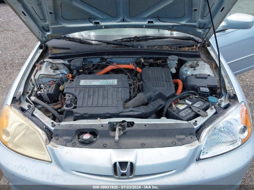 2003 Honda Civic Hybrid VIN: JHMES96683S014817 Lot: 39931920