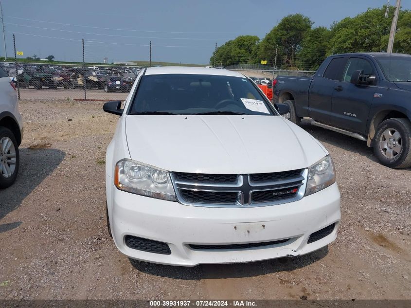 2013 Dodge Avenger Se VIN: 1C3CDZAB5DN589355 Lot: 39931937