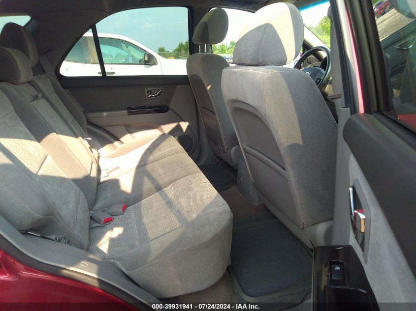 2008 Kia Sorento Ex/Lx VIN: KNDJC736885863258 Lot: 39931941