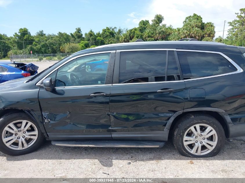 2016 Honda Pilot Lx VIN: 5FNYF5H1XGB007223 Lot: 39931945