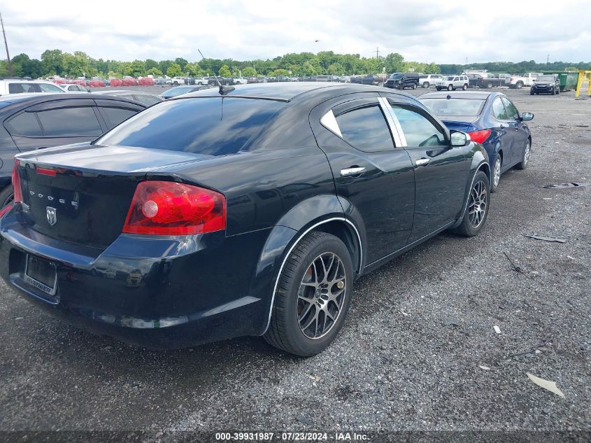 1C3CDZAB9CN136564 | 2012 DODGE AVENGER