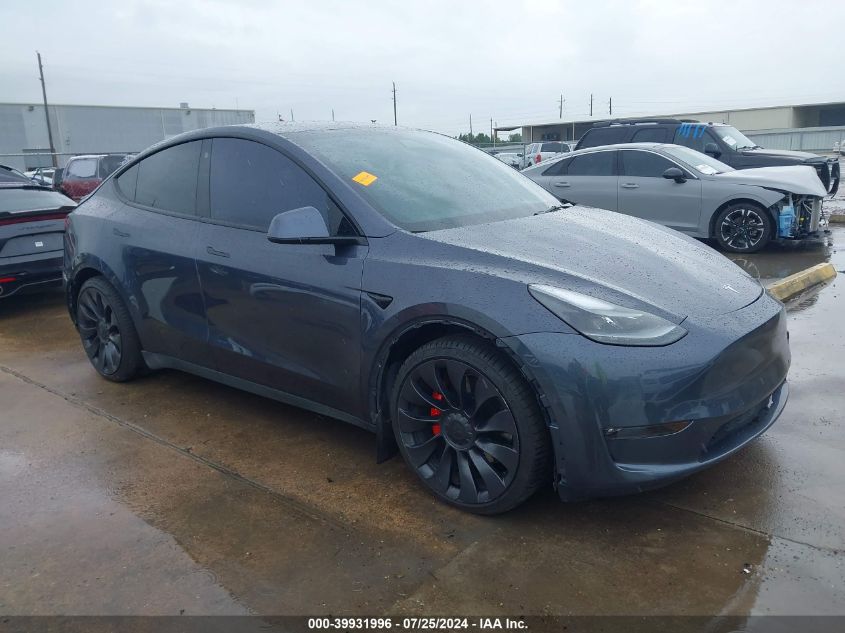 2022 TESLA MODEL Y PERFORMANCE DUAL MOTOR ALL-WHEEL DRIVE - 7SAYGDEF5NF324401