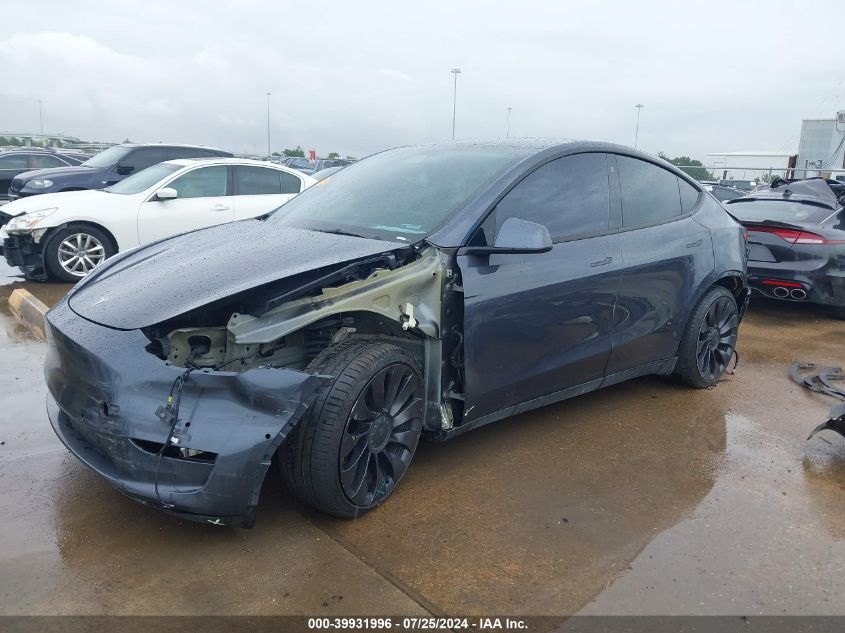 7SAYGDEF5NF324401 2022 TESLA MODEL Y - Image 2