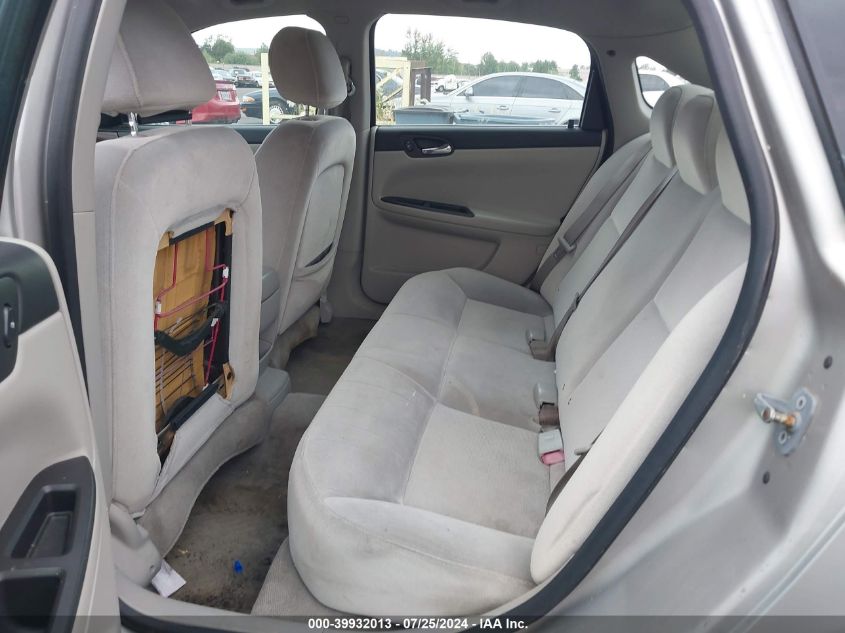 2008 Chevrolet Impala Lt VIN: 2G1WT58K689200010 Lot: 39932013