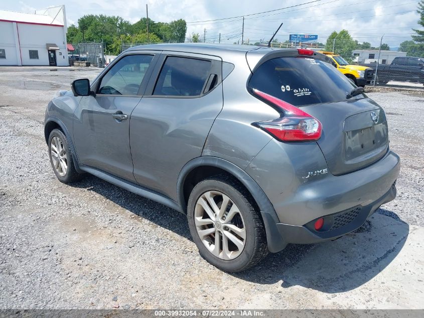 2015 Nissan Juke Sl VIN: JN8AF5MR8FT510049 Lot: 39932054