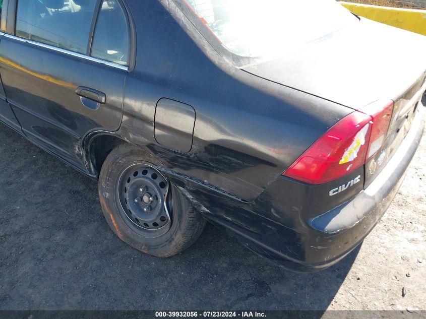 2003 Honda Civic Lx VIN: 2HGES16683H509725 Lot: 39932056