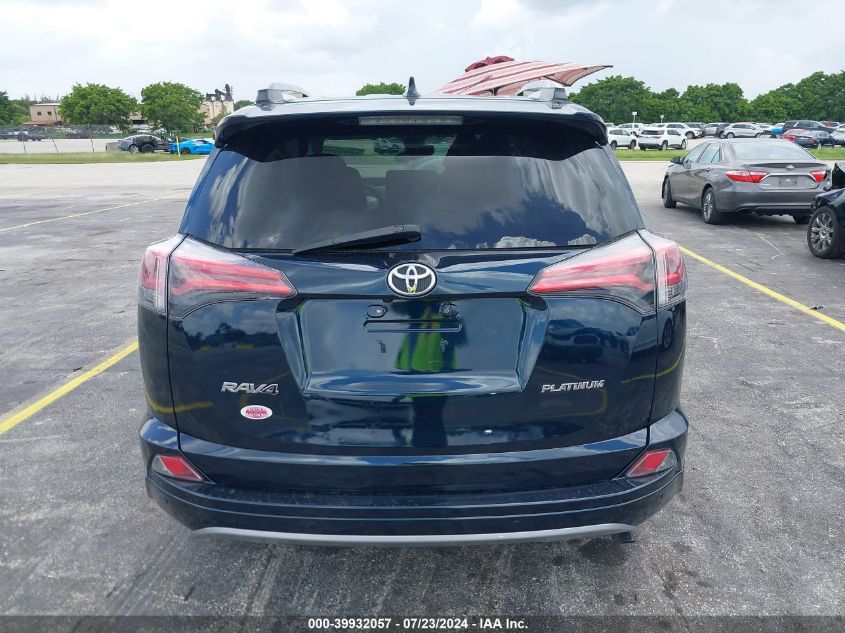 2017 Toyota Rav4 Platinum VIN: 2T3YFREV3HW390660 Lot: 39932057