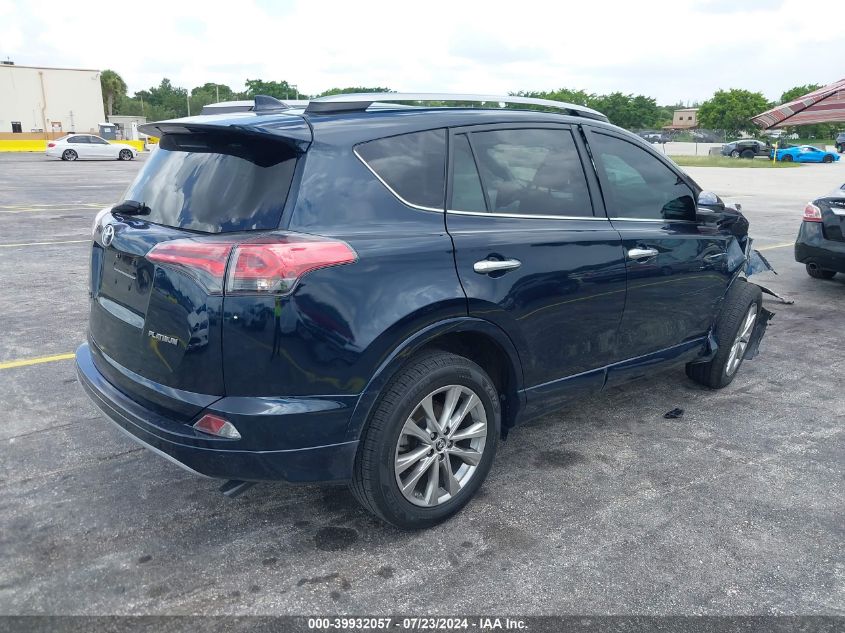 2017 Toyota Rav4 Platinum VIN: 2T3YFREV3HW390660 Lot: 39932057