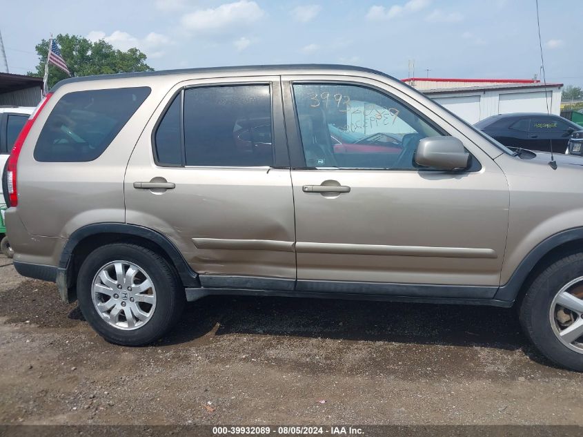 2006 Honda Cr-V Se VIN: SHSRD78906U418973 Lot: 39932089