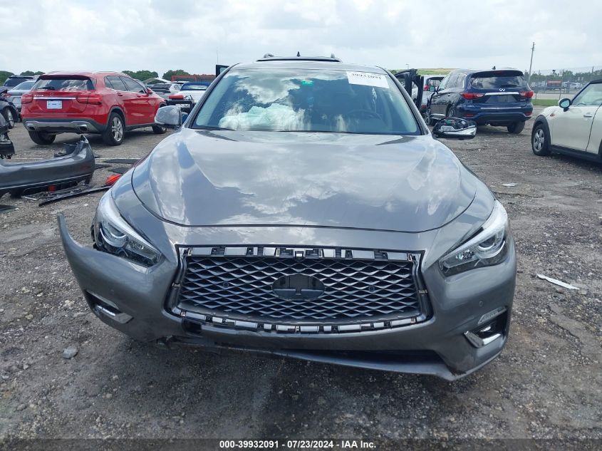 2018 Infiniti Q50 3.0T Luxe VIN: JN1EV7AR2JM437590 Lot: 39932091