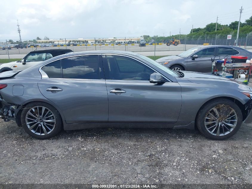 2018 Infiniti Q50 3.0T Luxe VIN: JN1EV7AR2JM437590 Lot: 39932091