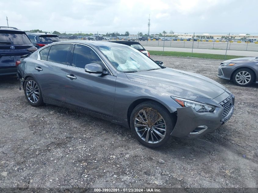 2018 Infiniti Q50 3.0T Luxe VIN: JN1EV7AR2JM437590 Lot: 39932091