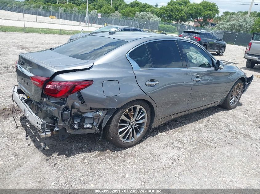 2018 Infiniti Q50 3.0T Luxe VIN: JN1EV7AR2JM437590 Lot: 39932091