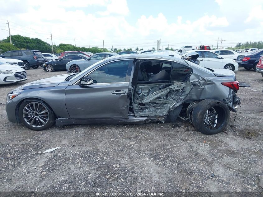 2018 Infiniti Q50 3.0T Luxe VIN: JN1EV7AR2JM437590 Lot: 39932091