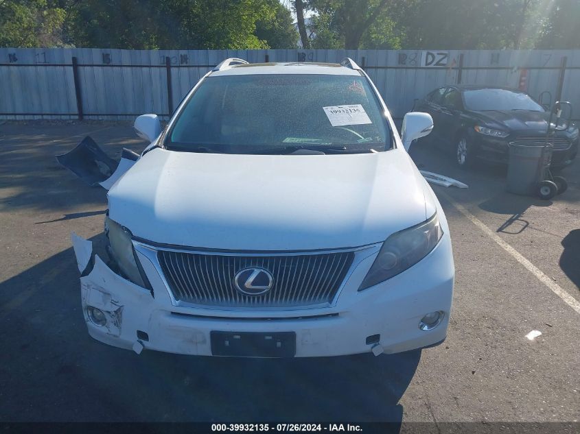 2010 Lexus Rx 450 VIN: JTJBC1BA4A2016670 Lot: 39932135
