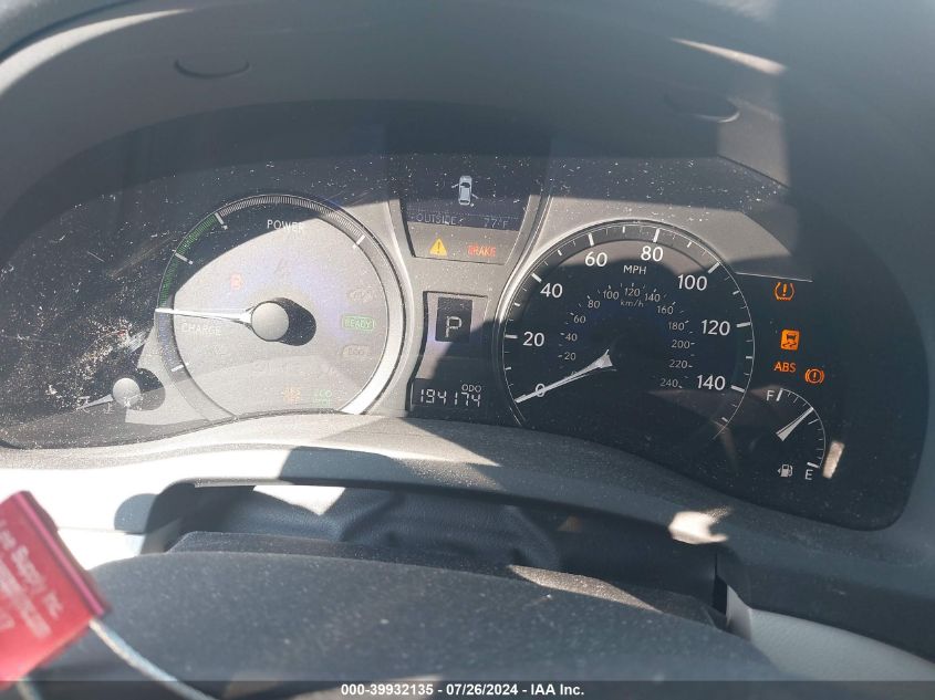 2010 Lexus Rx 450 VIN: JTJBC1BA4A2016670 Lot: 39932135