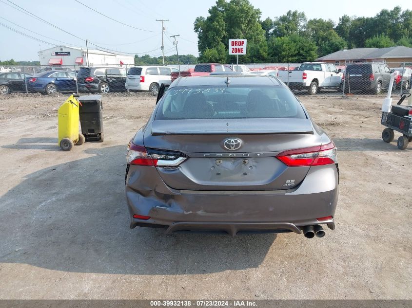 2022 Toyota Camry Se Awd VIN: 4T1G11BK3NU066022 Lot: 39932138