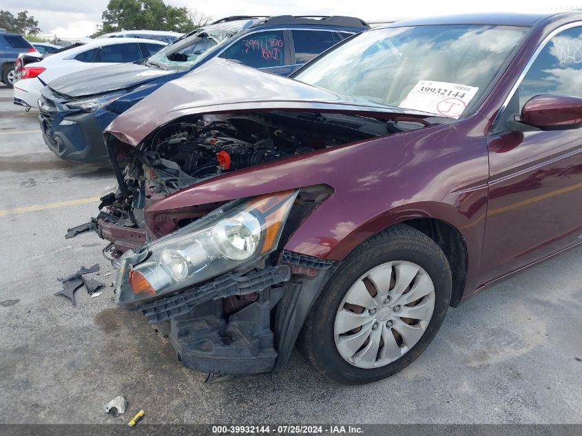 2010 Honda Accord 2.4 Lx VIN: 1HGCP2F33AA149828 Lot: 39932144