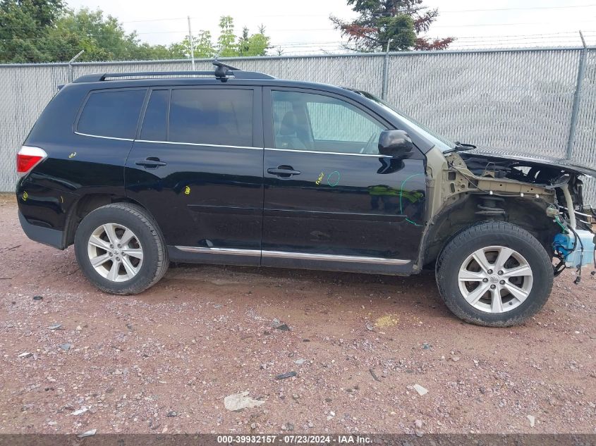 2012 Toyota Highlander Se VIN: 5TDBK3EH8CS144903 Lot: 39932157
