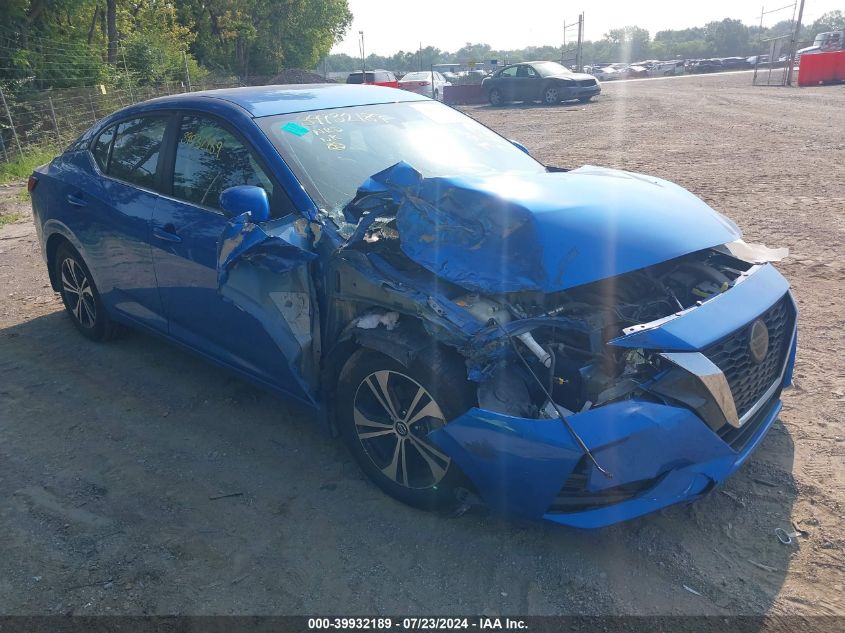 2020 Nissan Sentra Sv Xtronic Cvt VIN: 3N1AB8CV3LY232402 Lot: 39932189