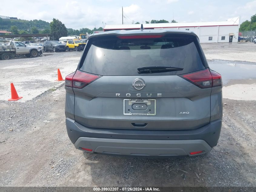 2023 Nissan Rogue S Intelligent Awd VIN: 5N1BT3AB1PC691206 Lot: 39932207