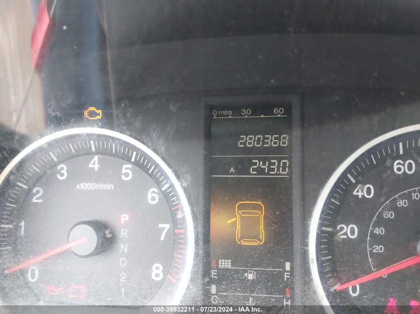 2009 Honda Cr-V Lx VIN: 5J6RE38389L008426 Lot: 39932211