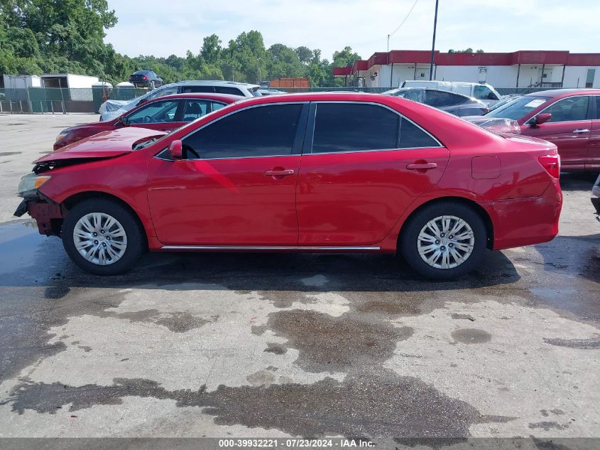 2013 Toyota Camry Le VIN: 4T4BF1FK5DR331372 Lot: 39932221