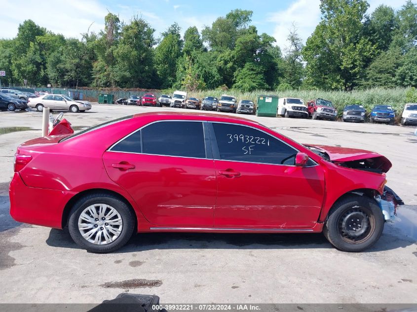 2013 Toyota Camry Le VIN: 4T4BF1FK5DR331372 Lot: 39932221