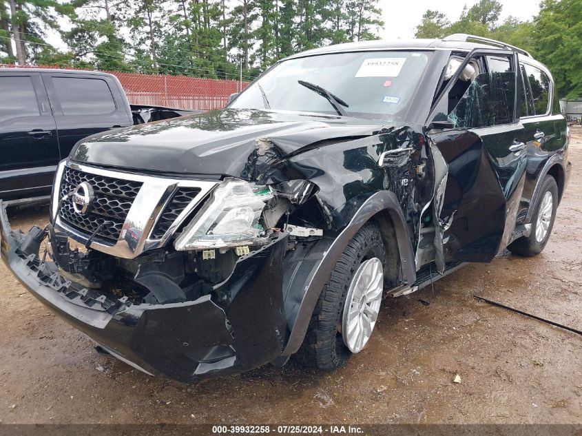 2018 Nissan Armada Sv VIN: JN8AY2ND0J9058664 Lot: 39932258