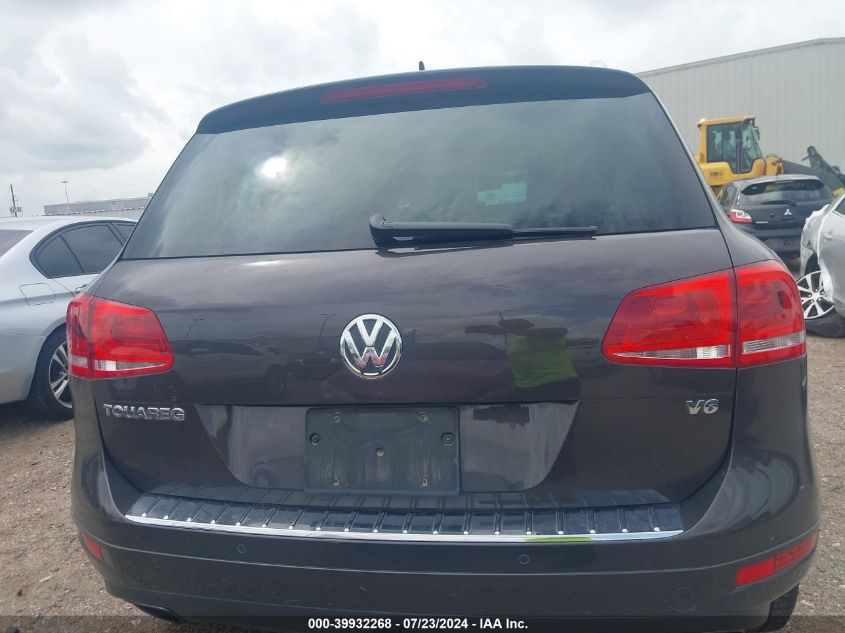 2012 Volkswagen Touareg Vr6 Lux VIN: WVGFF9BP9CD003902 Lot: 39932268