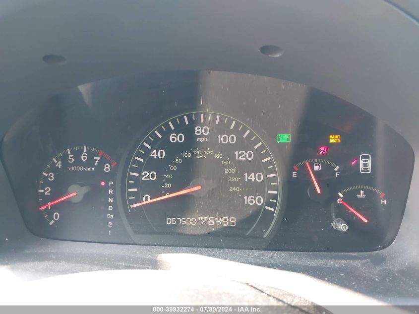 2005 Honda Accord 3.0 Ex VIN: 1HGCM66565A027679 Lot: 39932274