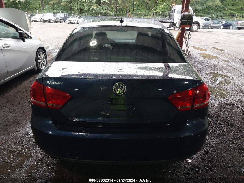 2012 Volkswagen Passat S VIN: 1VWAP7A31CC065876 Lot: 39932314