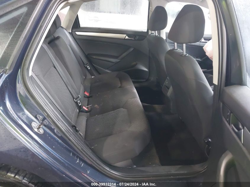 2012 Volkswagen Passat S VIN: 1VWAP7A31CC065876 Lot: 39932314