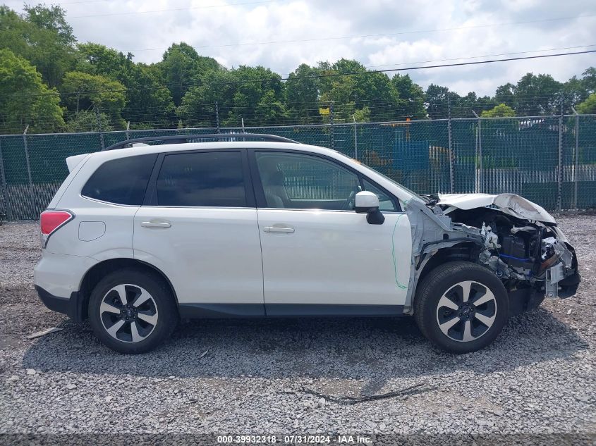 2018 Subaru Forester 2.5I Limited VIN: JF2SJAJC9JH487868 Lot: 39932318