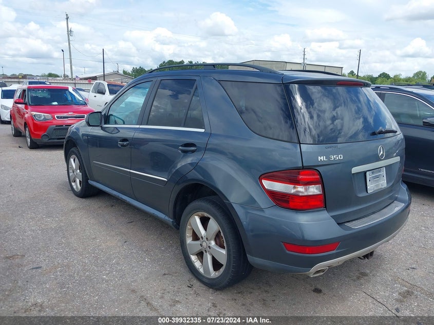 2010 Mercedes-Benz Ml 350 VIN: 4JGBB5GB1AA580972 Lot: 39932335