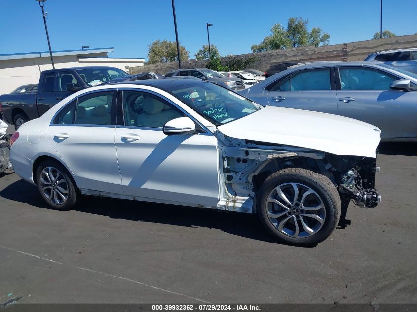 2018 Mercedes-Benz C 300 VIN: WDDWF4JB8JR417790 Lot: 39932362