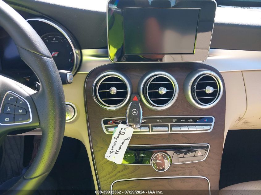 2018 Mercedes-Benz C 300 VIN: WDDWF4JB8JR417790 Lot: 39932362