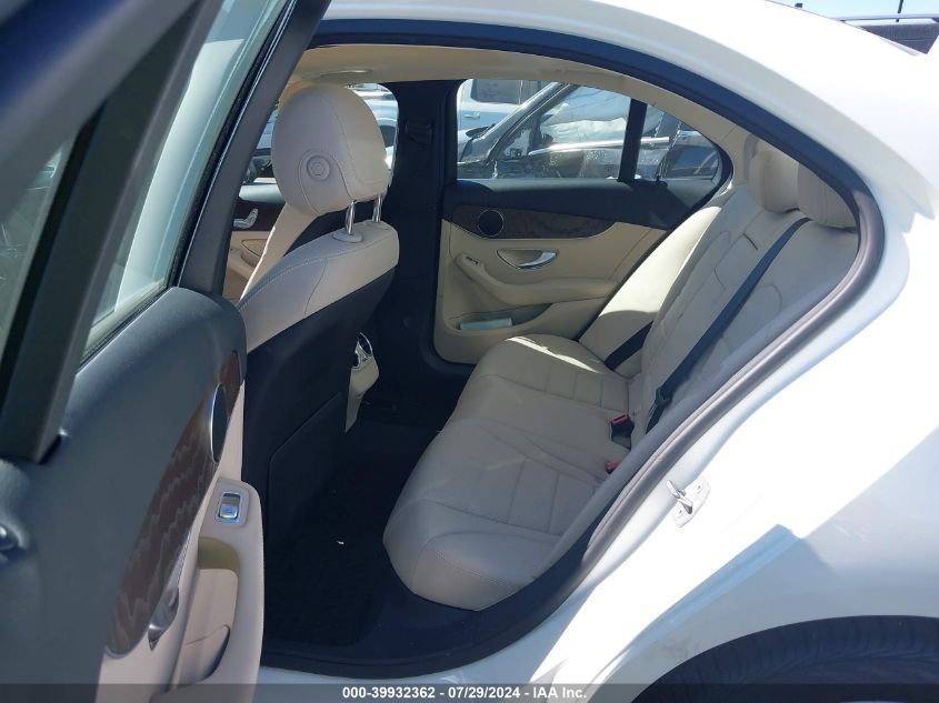 2018 Mercedes-Benz C 300 VIN: WDDWF4JB8JR417790 Lot: 39932362