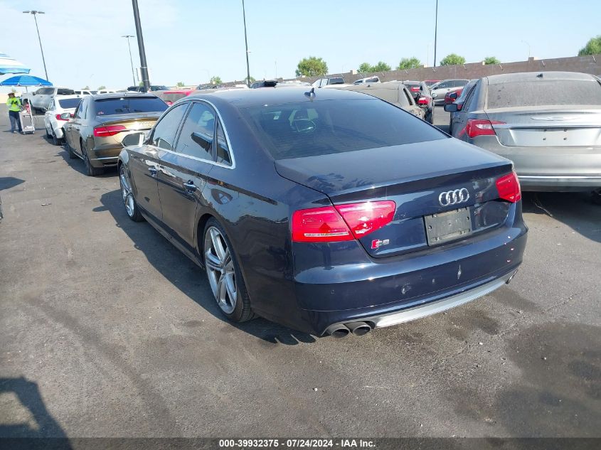 2013 Audi S8 Quattro VIN: WAUD2AFD6DN027432 Lot: 39932375