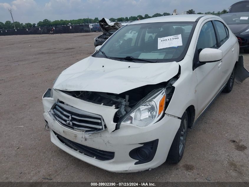 2019 Mitsubishi Mirage G4 Es VIN: ML32F3FJ1KHF11509 Lot: 39932390