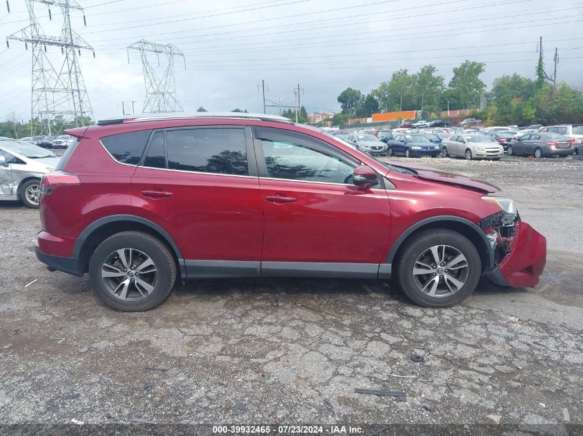 2018 Toyota Rav4 Xle VIN: 2T3RFREV7JW792899 Lot: 39932465