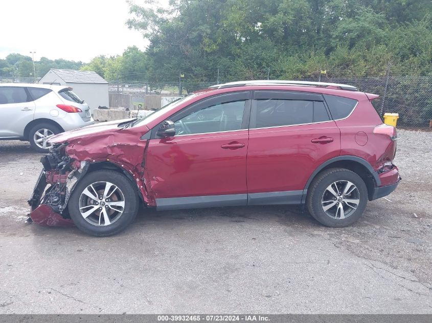 2018 Toyota Rav4 Xle VIN: 2T3RFREV7JW792899 Lot: 39932465