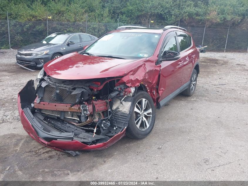 2018 Toyota Rav4 Xle VIN: 2T3RFREV7JW792899 Lot: 39932465