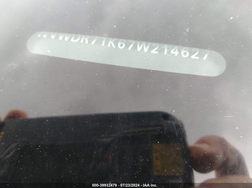 2007 Volkswagen Rabbit 4-Door VIN: WVWDR71K67W214627 Lot: 39932479