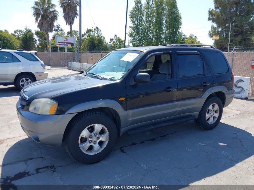 2002 Mazda Tribute Es V6/Lx V6 VIN: 4F2CU081X2KM49742 Lot: 39932492