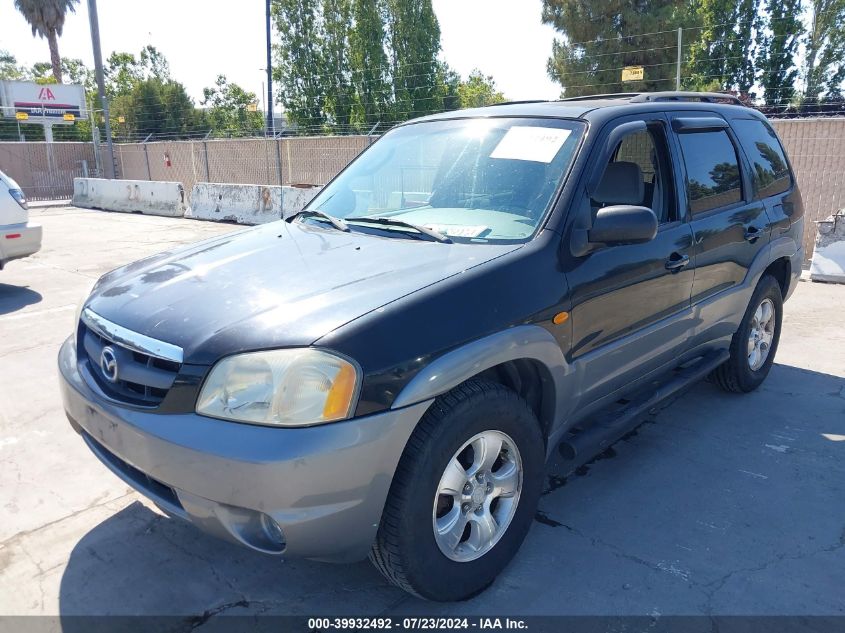 2002 Mazda Tribute Es V6/Lx V6 VIN: 4F2CU081X2KM49742 Lot: 39932492