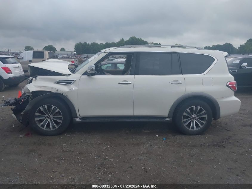 2017 Nissan Armada Sl VIN: JN8AY2ND1H9007099 Lot: 39932504