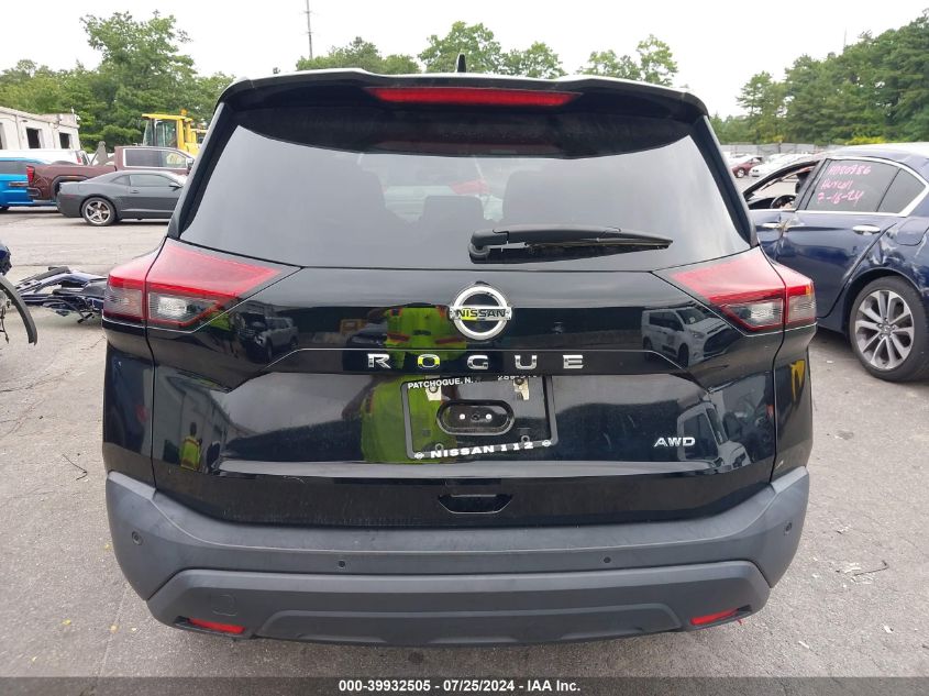 2021 Nissan Rogue S Intelligent Awd VIN: 5N1AT3AB9MC706560 Lot: 39932505