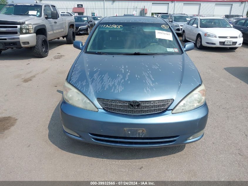 2003 Toyota Camry Xle VIN: 4T1BE30K83U722922 Lot: 39932565